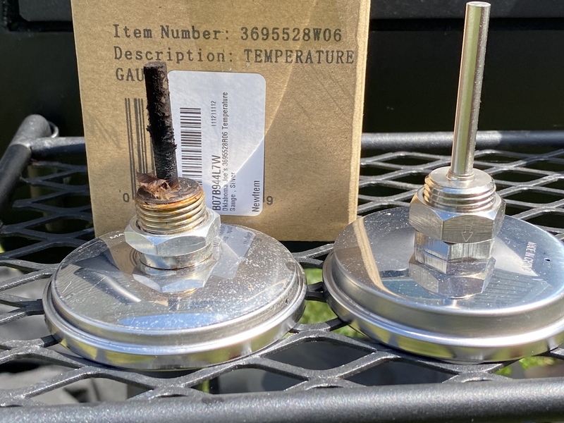 Old thermostat versus new thermostat