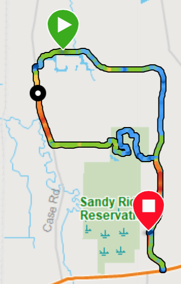 Map of the route